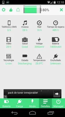 Battery Saver HD android App screenshot 6